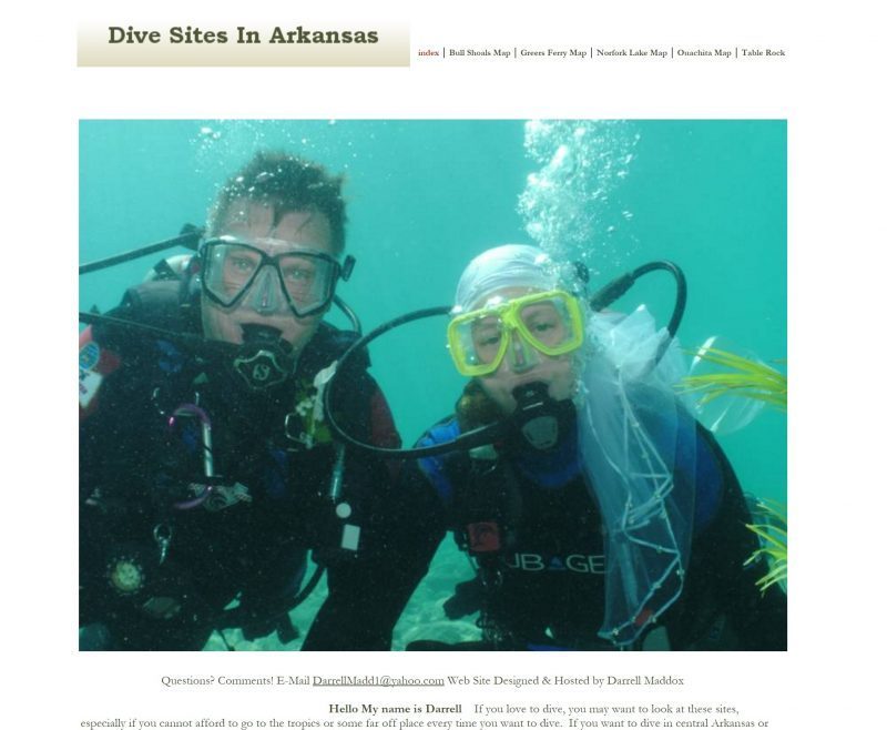 Dive Sites in Arkansas